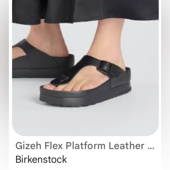 Birkenstock Gizeh PAP Flex Platform Leather Sandals Size 9 NWT - Picture 6 of 16